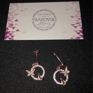 Rose Gold Plated Sterling Silver 925 Earrings
